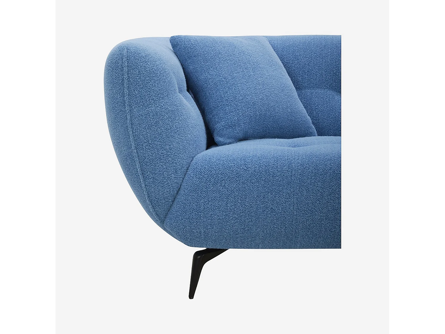 Habitat - Canapé 3 places en tissu - Bleu - Nashi