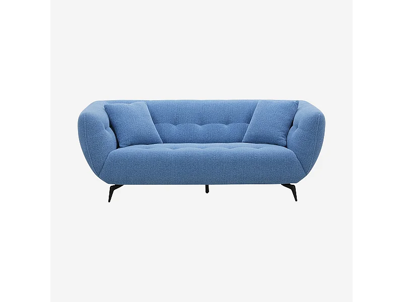 Habitat - Canapé 3 places en tissu - Bleu - Nashi