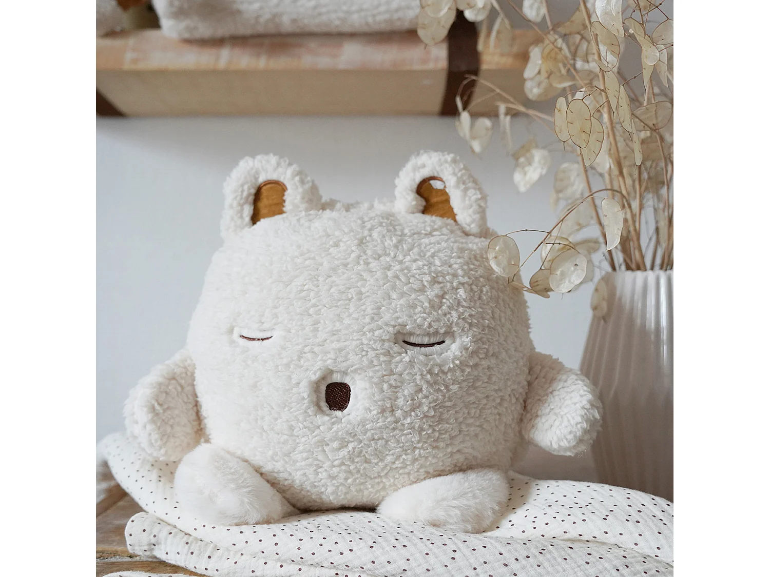 Peluche reversible ultra suave conejo 30 cm