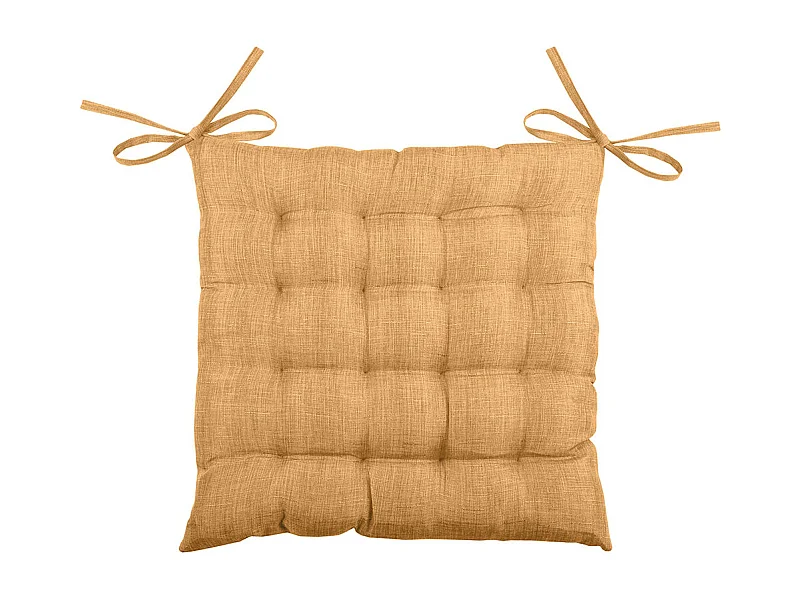 Sitzkissen in Uni-Farbe mit 16 Steppungen 40 x 40 cm