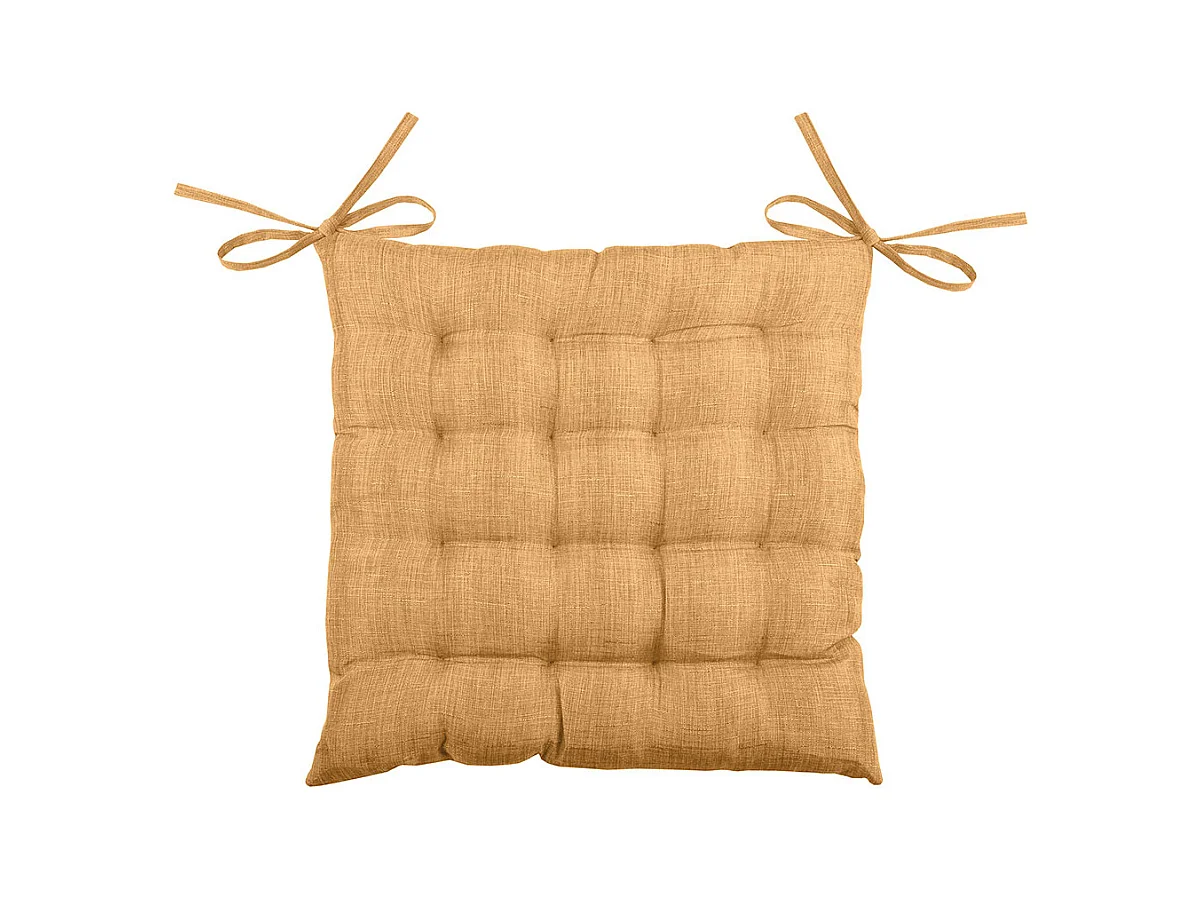 Galette de chaise unie en 16 points