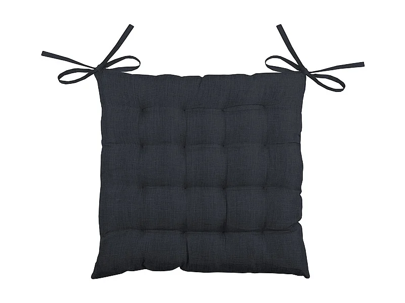 Cojín de Silla Liso con 16 Puntos 40 x 40 cm