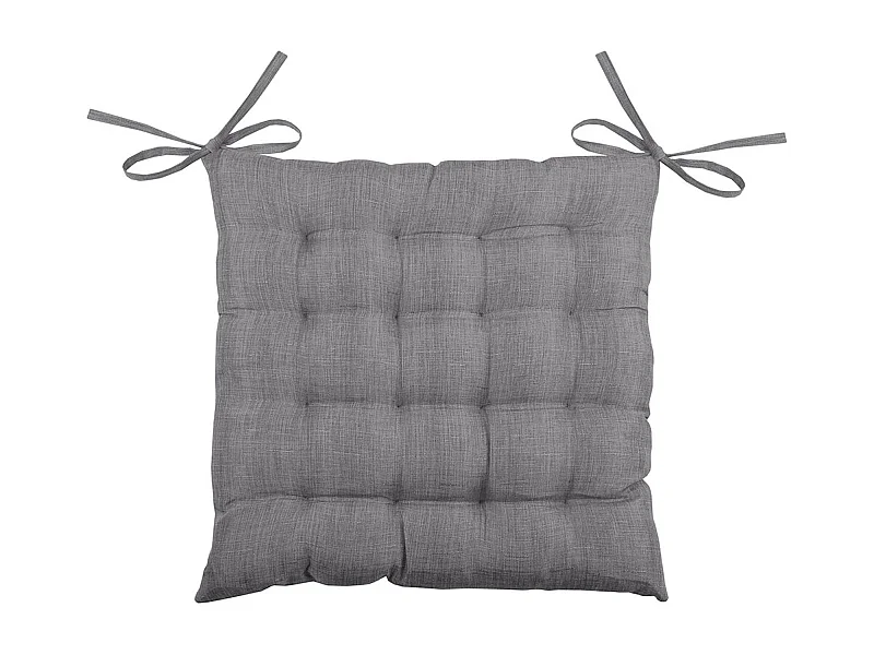 Sitzkissen in Uni-Farbe mit 16 Steppungen 40 x 40 cm