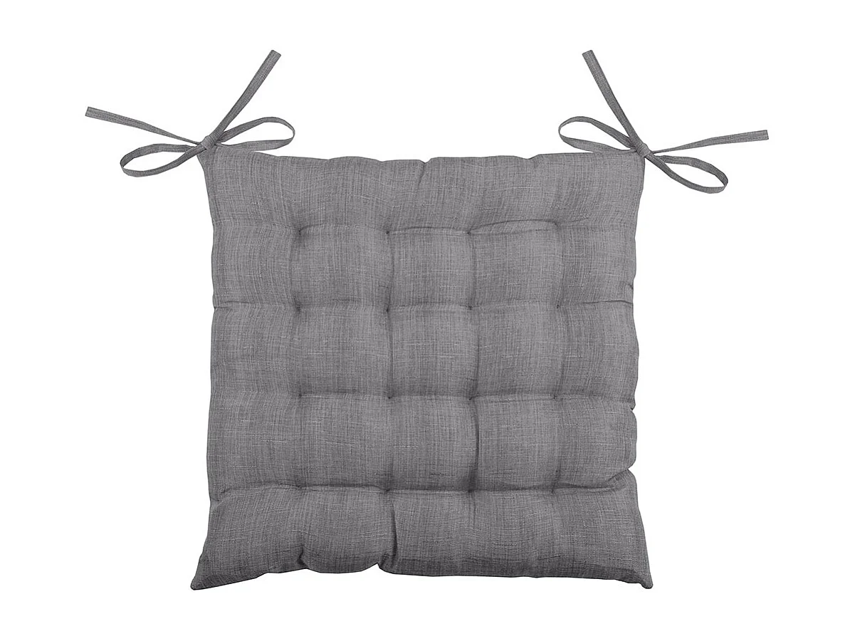 Galette de chaise unie en 16 points