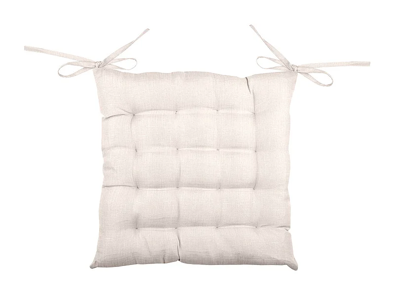 Cojín de Silla Liso con 16 Puntos 40 x 40 cm