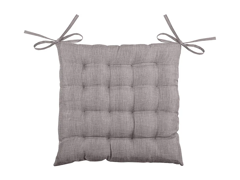 Galette de chaise unie en 16 points