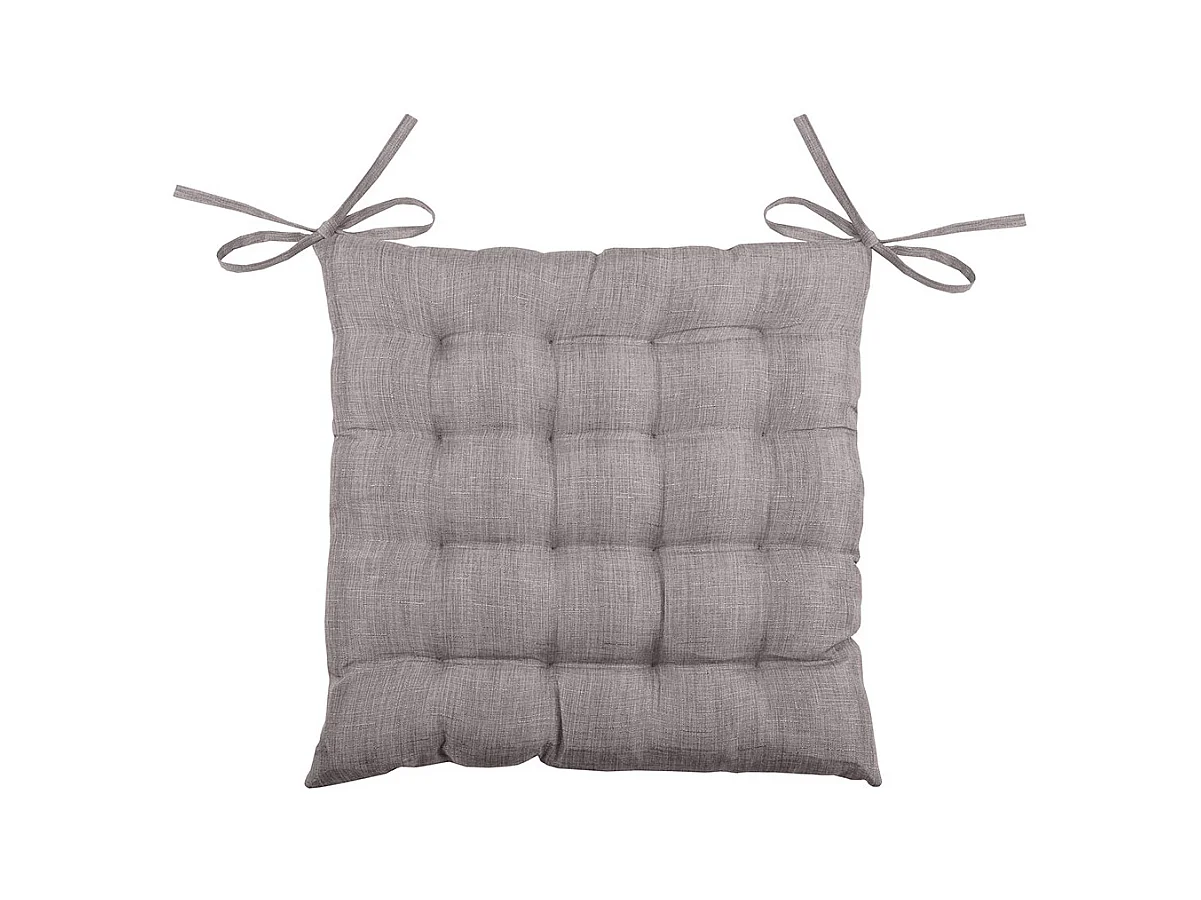 Galette de chaise unie en 16 points