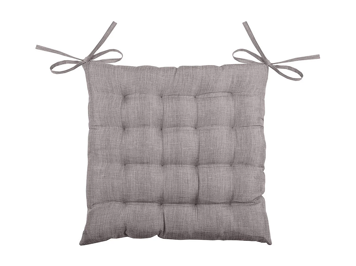 Cojín de Silla Liso con 16 Puntos 40 x 40 cm