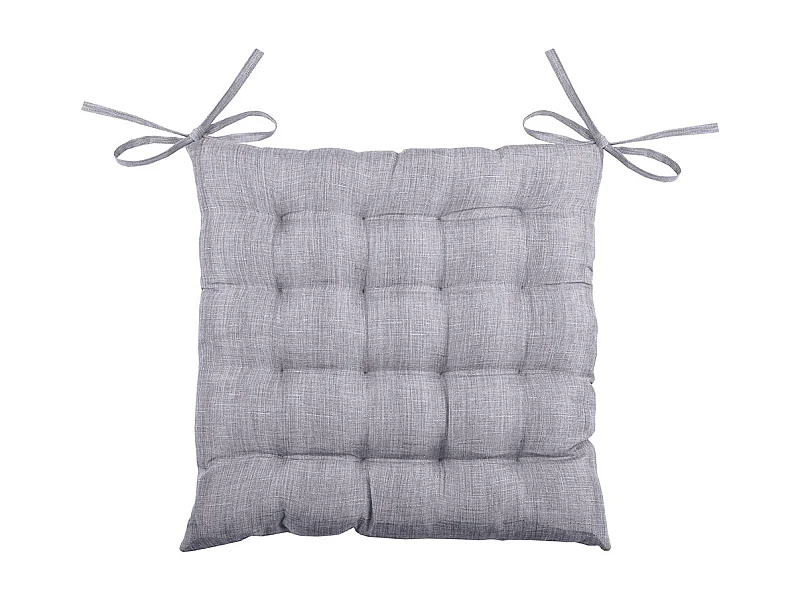 Sitzkissen in Uni-Farbe mit 16 Steppungen 40 x 40 cm