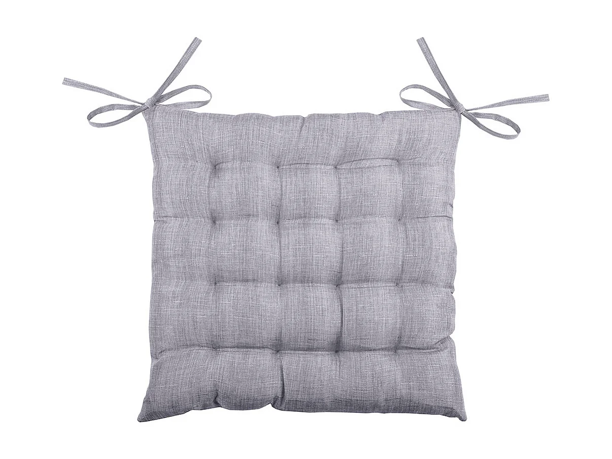 Cojín de Silla Liso con 16 Puntos 40 x 40 cm