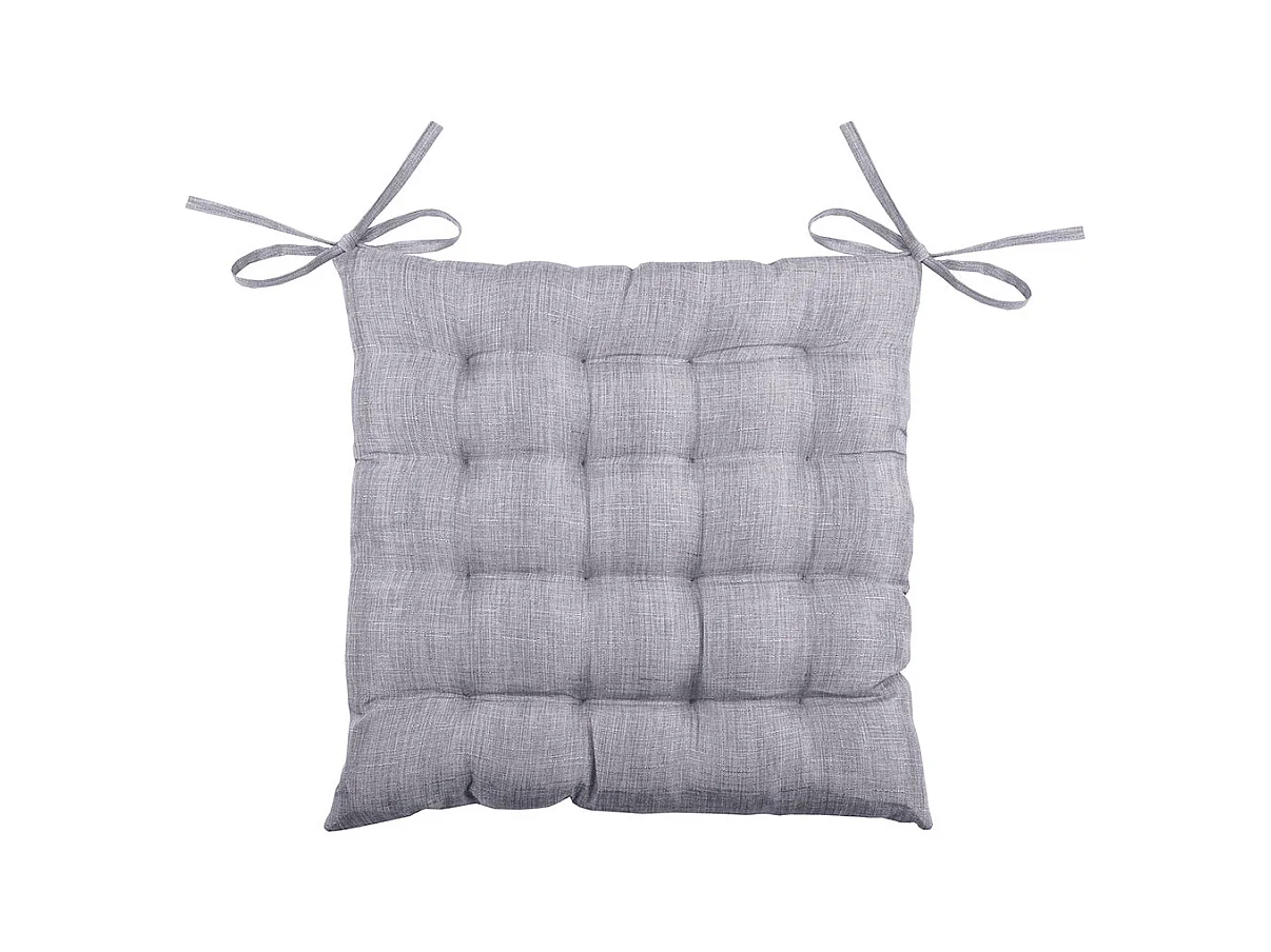 Galette de chaise unie en 16 points