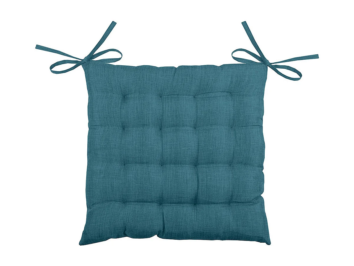 Cojín de Silla Liso con 16 Puntos 40 x 40 cm