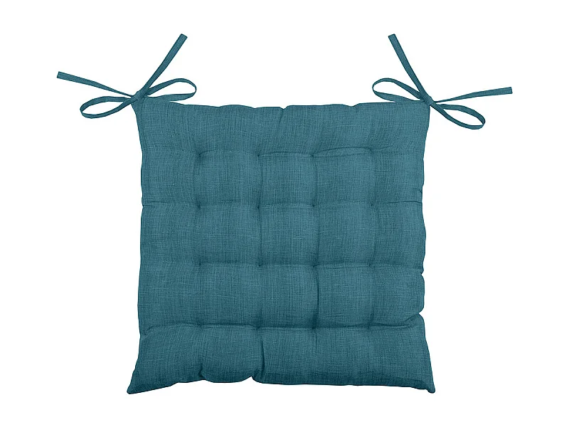 Cojín de Silla Liso con 16 Puntos 40 x 40 cm