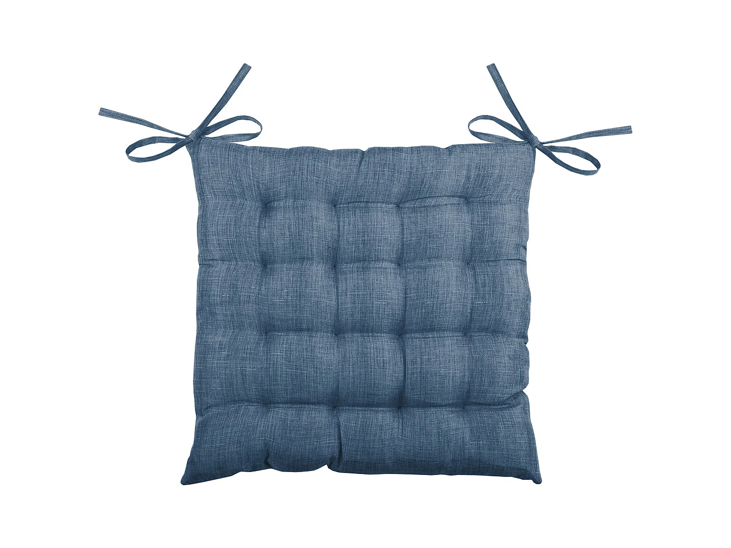 Galette de chaise unie en 16 points