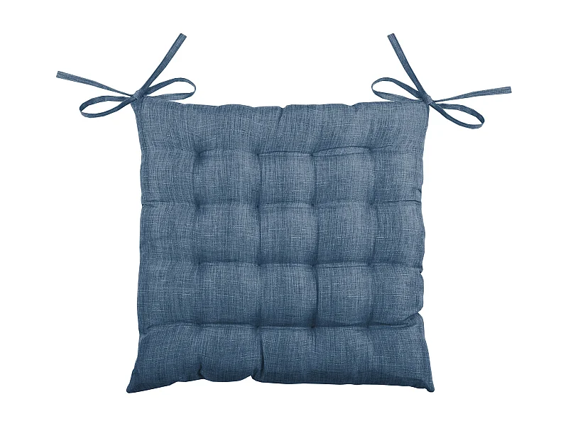 Sitzkissen in Uni-Farbe mit 16 Steppungen 40 x 40 cm