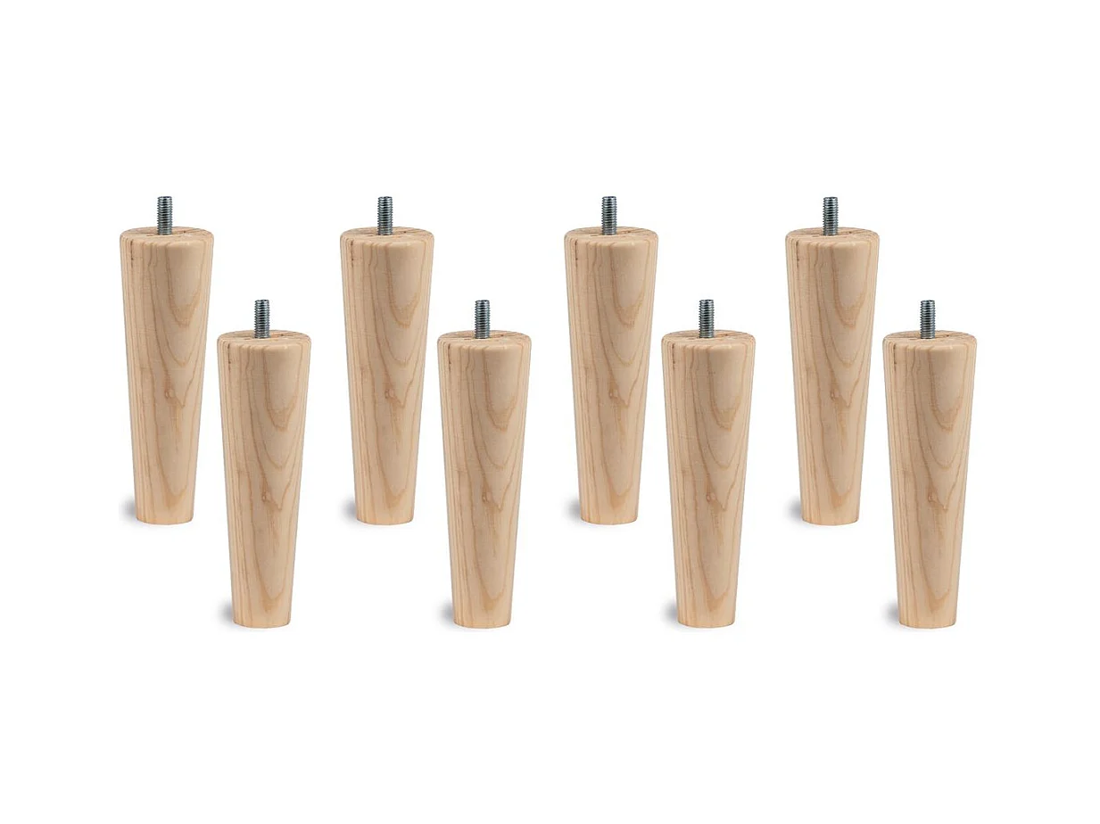 Lit 200x200cm avec tête de lit tapissier bouclette et double sommier tapissier beige - Hauteur totale : 29cm