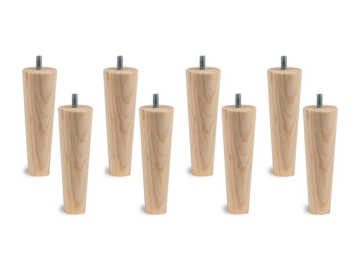 Lit 200x200cm avec tête de lit tapissier bouclette et double sommier tapissier beige - Hauteur totale : 29cm