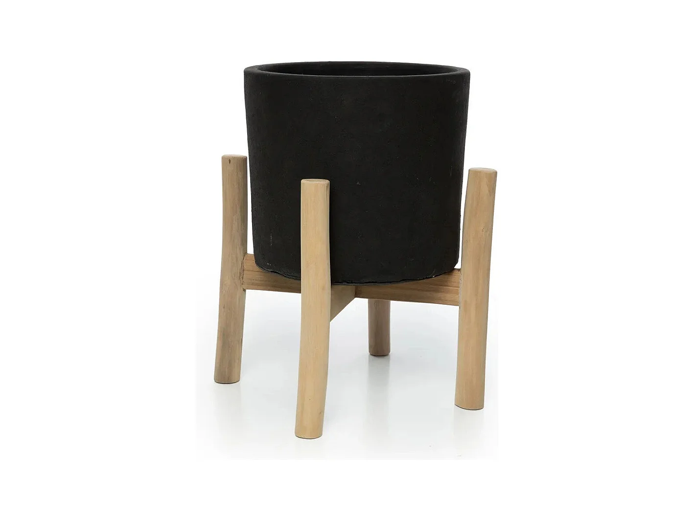 La Jardinière Charcoal Bas - Noir Naturel - S