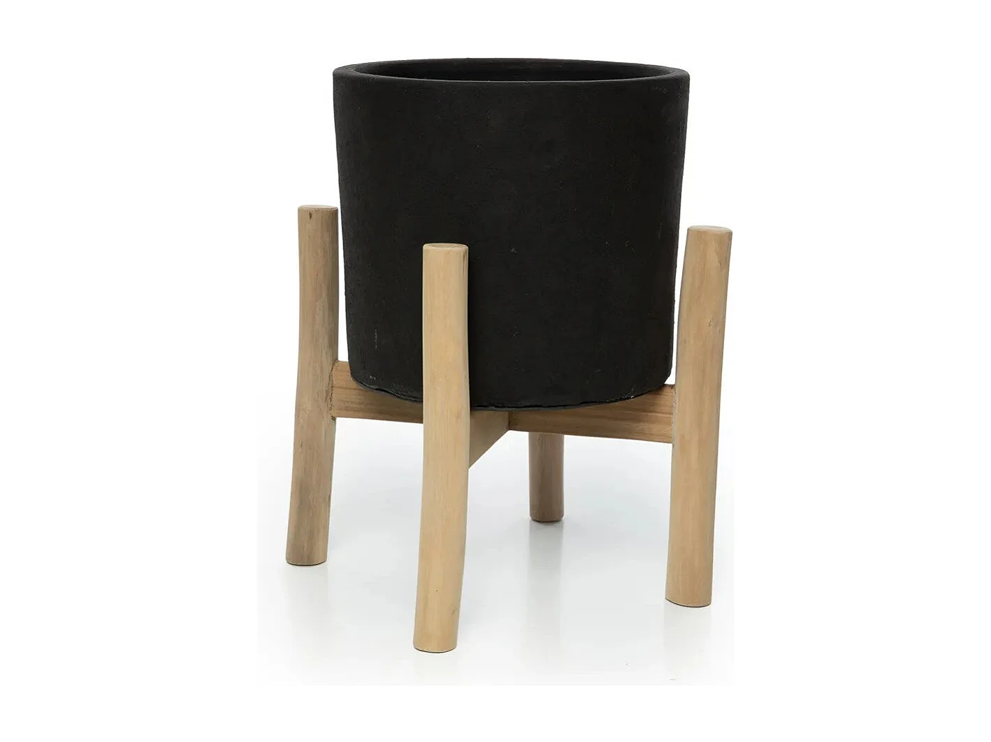 La Jardinière Charcoal Bas - Noir Naturel - S