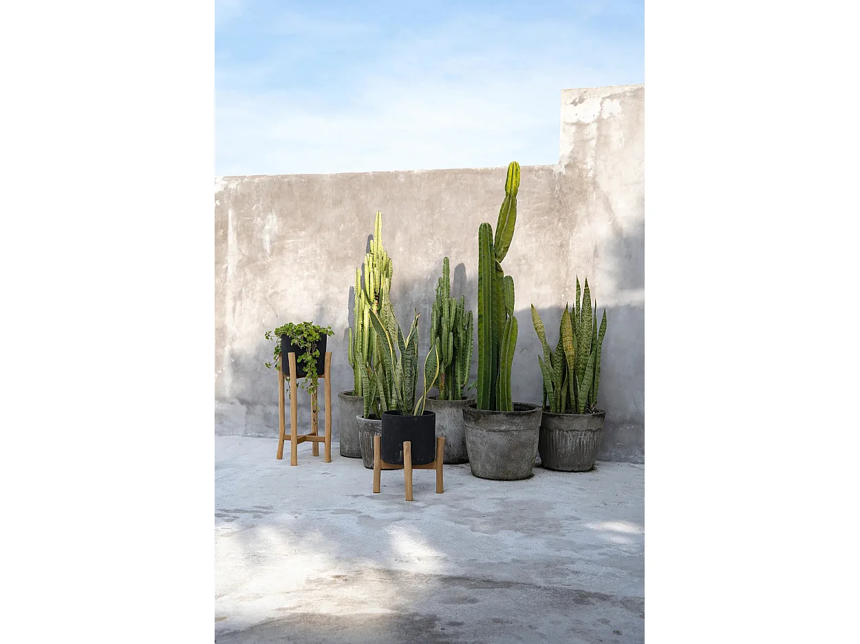 La Jardinière Charcoal Bas - Noir Naturel - S