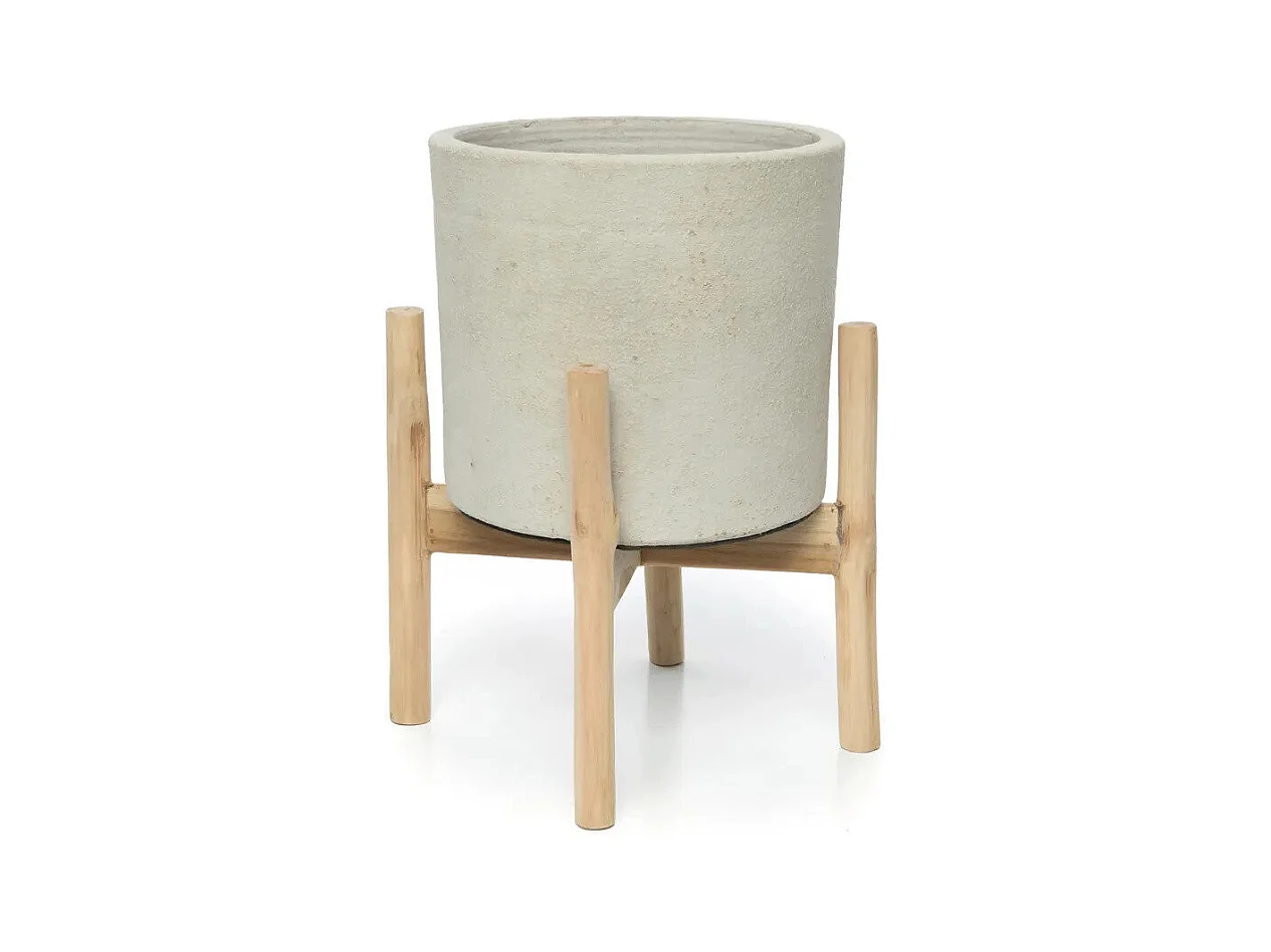 La Jardinière Chalk Basse - Béton Naturel - S