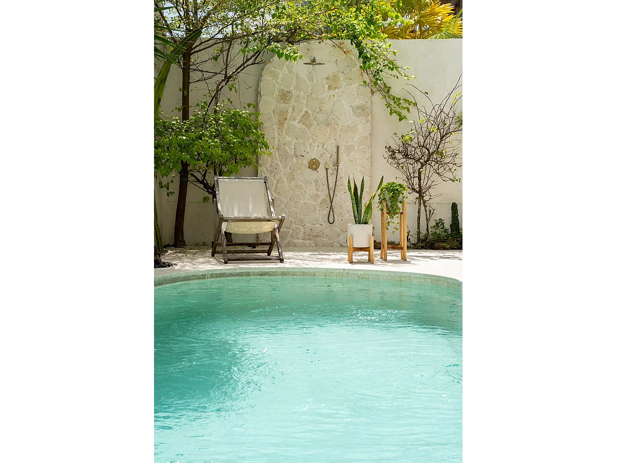 Il Porta Piante Chalk Bassa - Cemento naturale - S