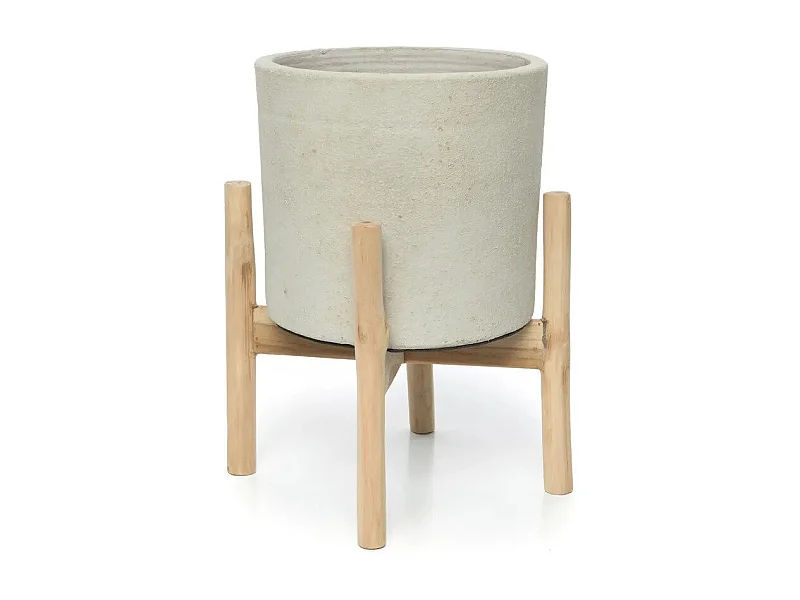 La Jardinière Chalk Basse - Béton Naturel - S