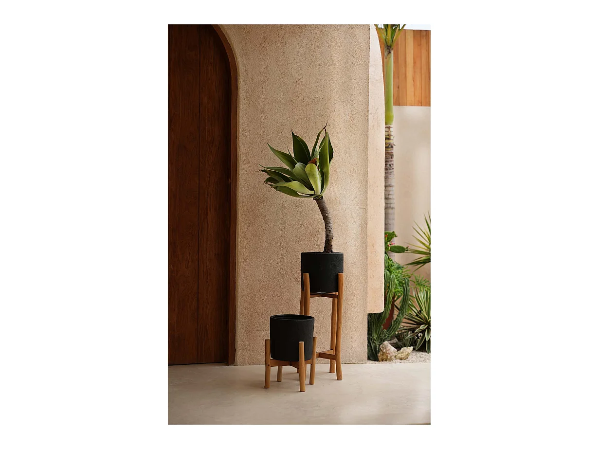 La Jardinera Carbón Alta - Negro Natural - L