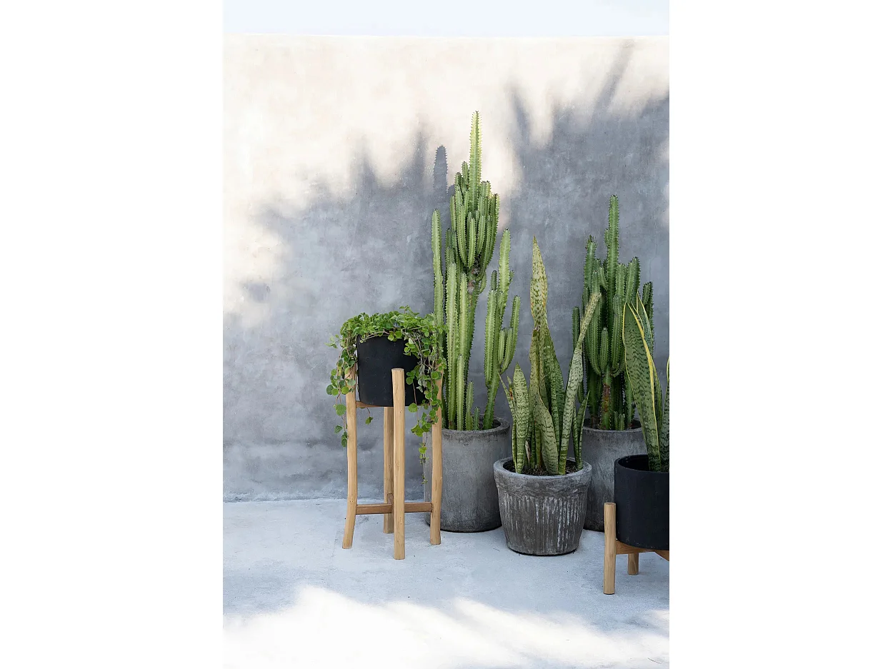 La Jardinière Charcoal Haute - Noir Naturel - L