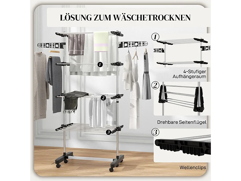 Meuble TV à portes sculptées, design moderne, MDF, noir et doré, avec 2 tiroirs et 2 compartiments (175x40x45 cm)