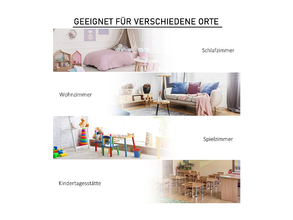 Bibliothèque d'angle enfant avec 3 boîtes de rangement, MDF, blanc, pour enfants de 3 à 12 ans (57.4x57.4x94 cm)