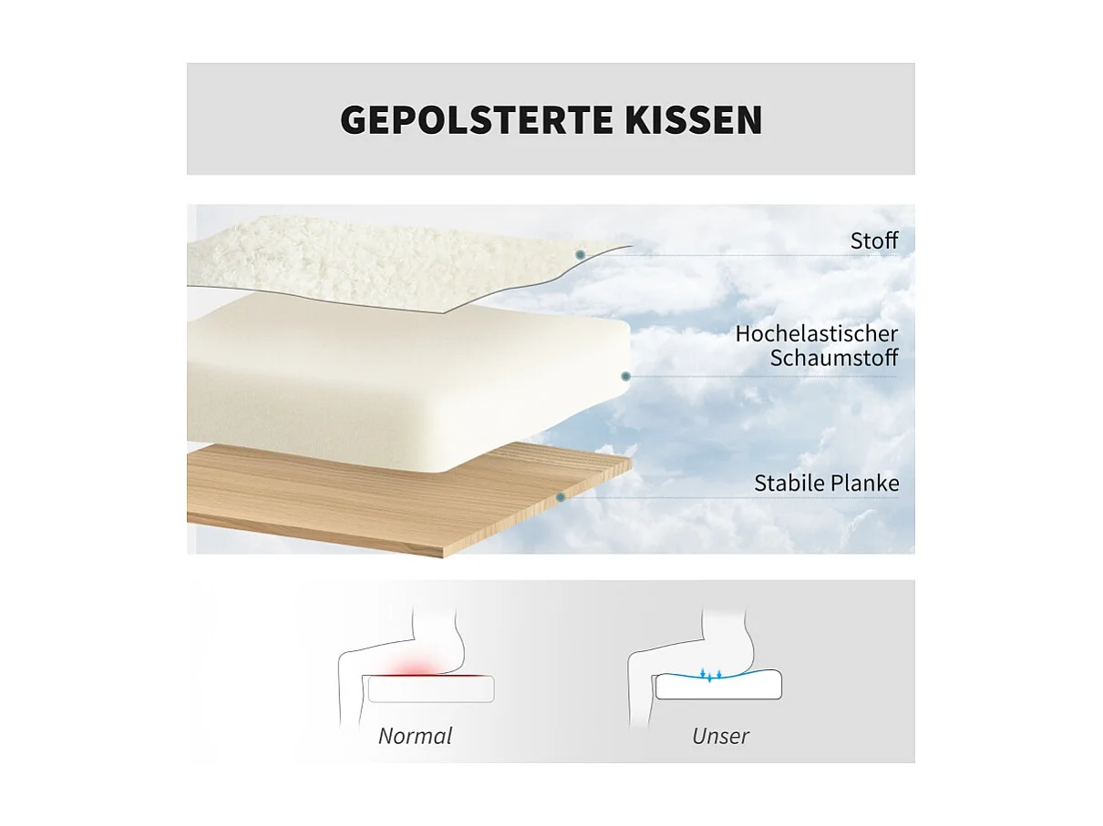 Sedia girevole da ufficio, tessuto, metallo, crema (75x70x75 cm)