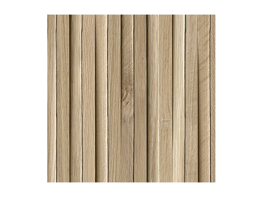 Cassettiera da camera da letto con 3 cassetti Noite Modern Bedroom in Artik Bianco e Rovere Naturale 71x76x40 cm