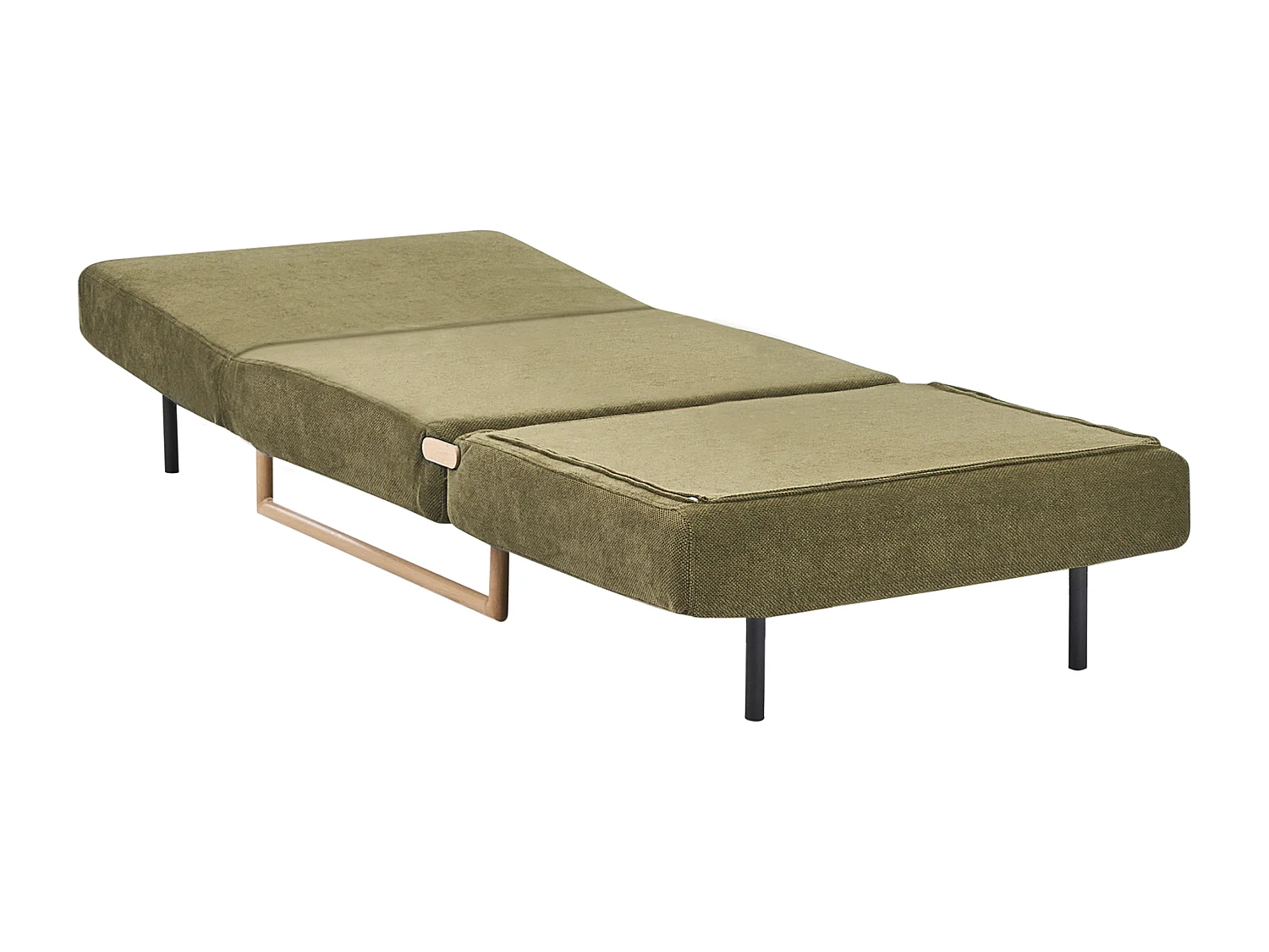 Fauteuil convertible JERSLEV Tissu Vert