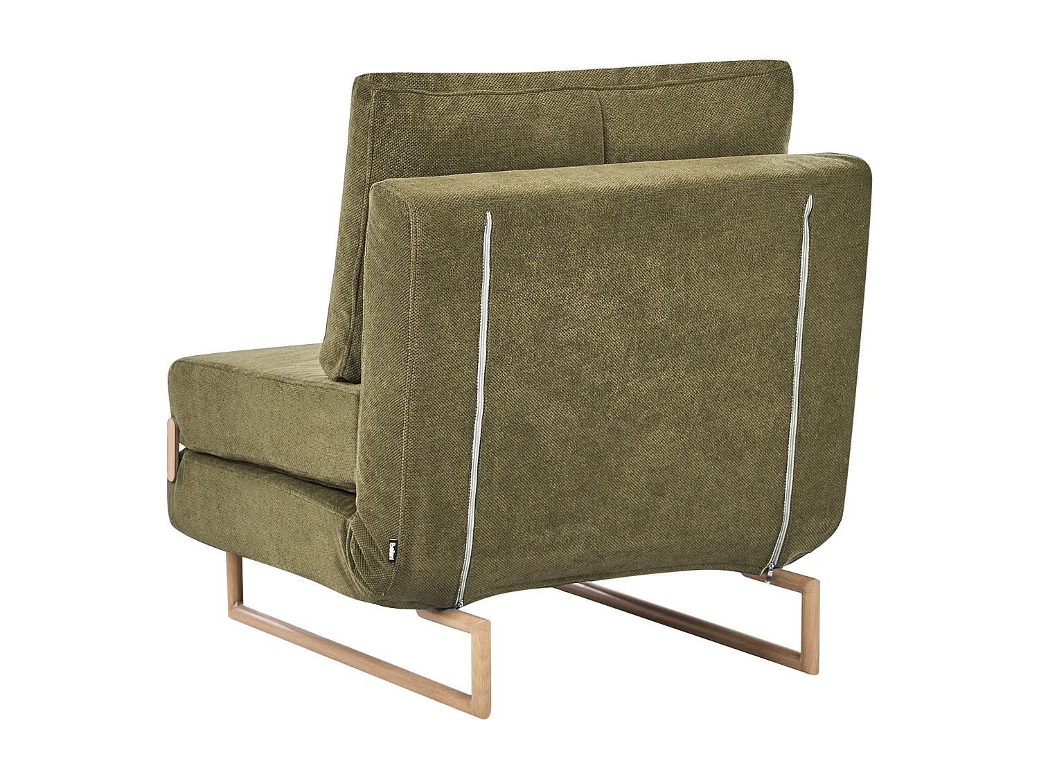 Fauteuil convertible JERSLEV Tissu Vert
