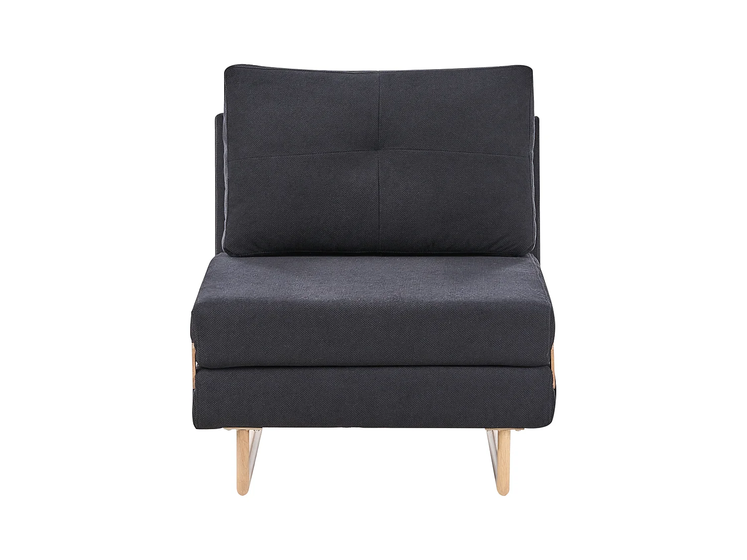Fauteuil convertible JERSLEV Tissu Noir
