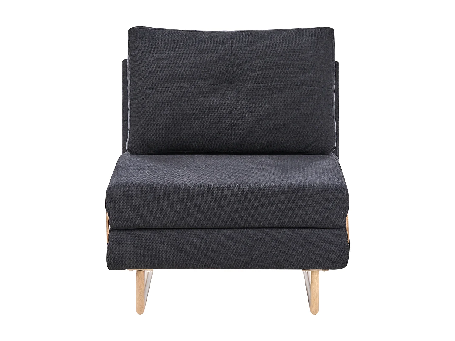 Fauteuil convertible JERSLEV Tissu Noir