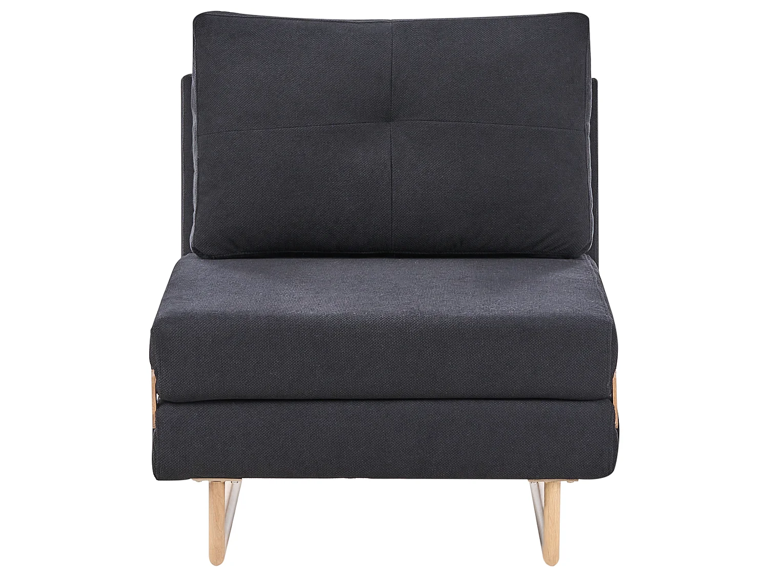 Fauteuil convertible JERSLEV Tissu Noir