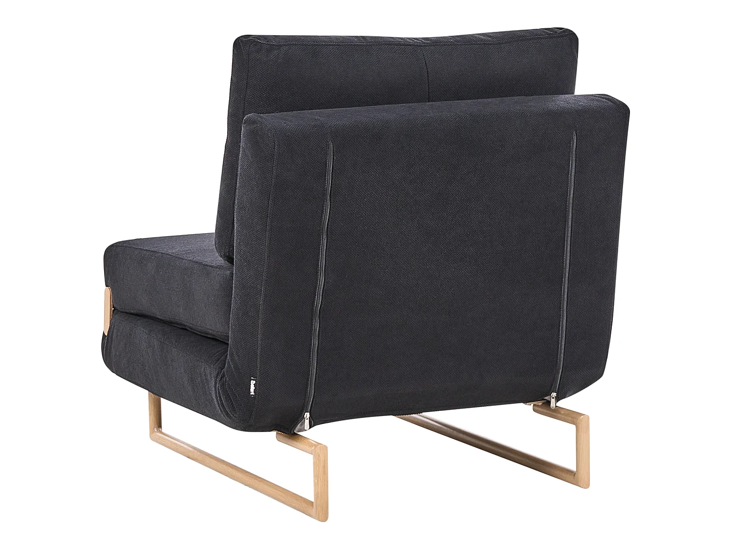 Fauteuil convertible JERSLEV Tissu Noir