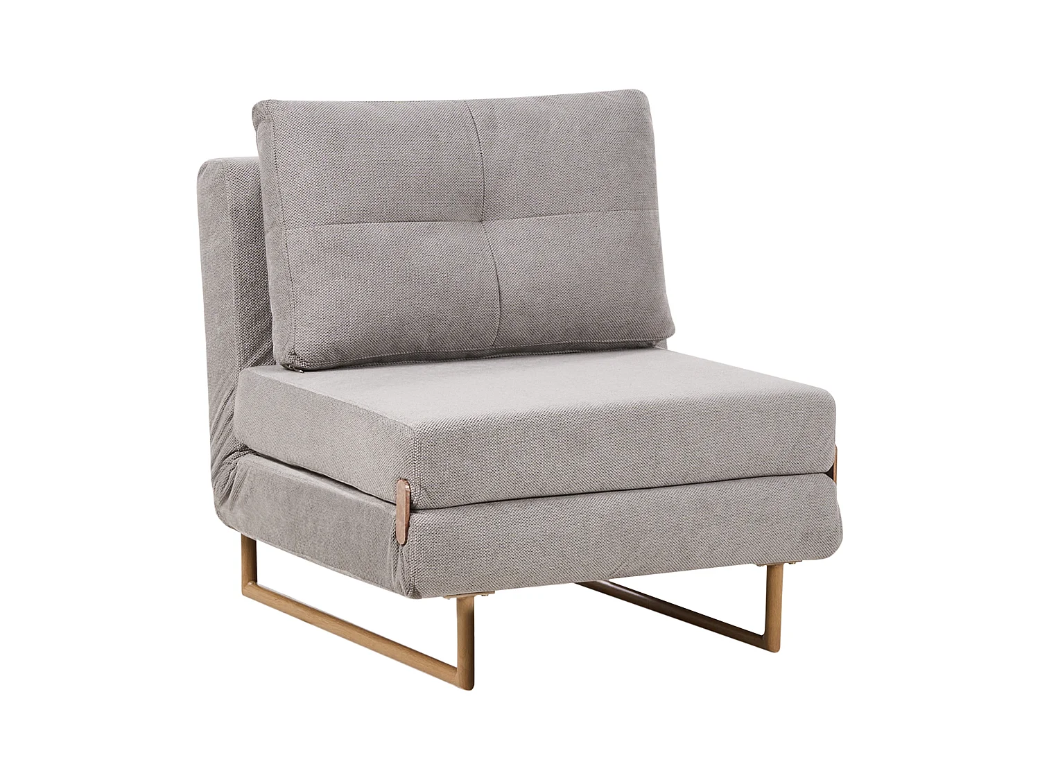 Fauteuil convertible JERSLEV Tissu Gris