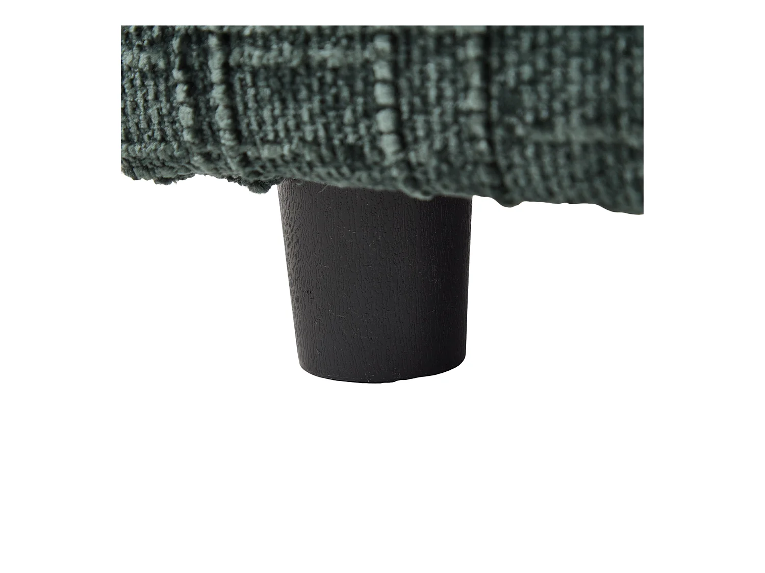 Einzel-Loungesofa mit Stauraum, Seitentaschen und Handyhalter - Chenille dunkelgrün