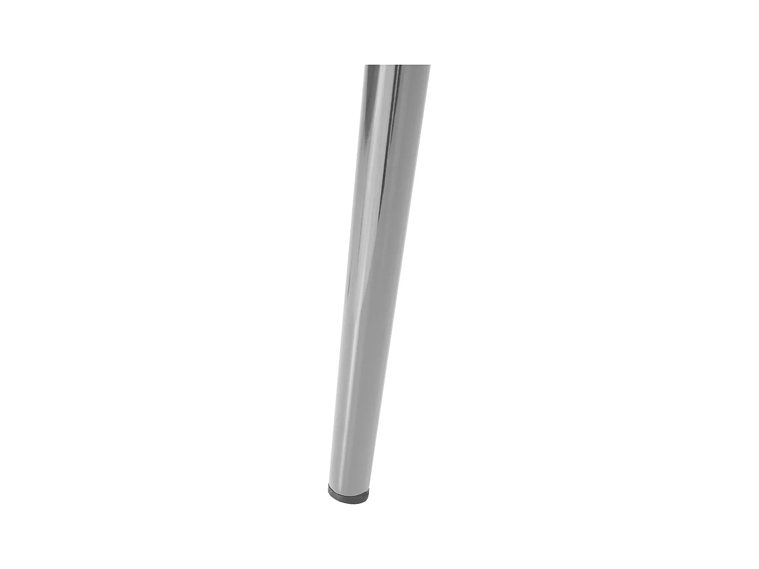 Set aus 6 Esszimmerstühlen aus grauem Samt, gepolsterte Rückenlehne und Beine aus silbernem Metall
