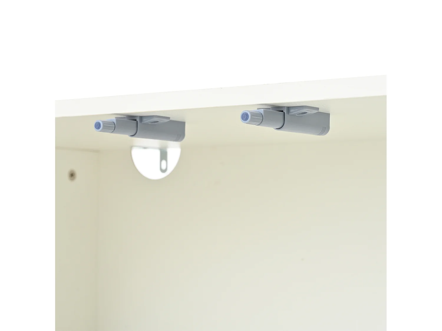 TV-meubel wit 180 cm met 4 deuren met wolkenpatroon en 5 gouden poten - Voor woonkamer