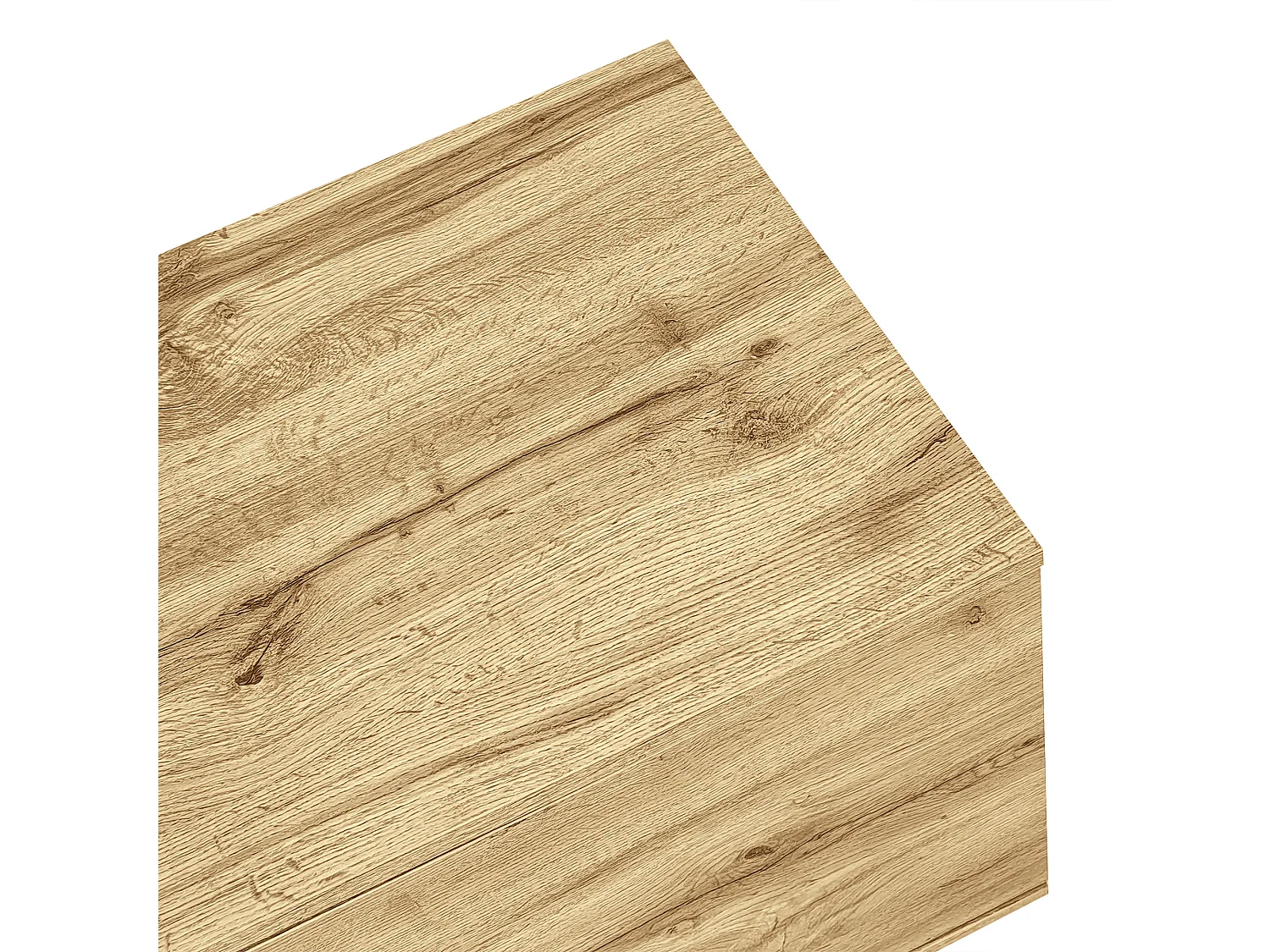 TV-meubel 200 cm met 3 deuren en 3 open vakken, natuurlijke kleur - voor woonkamer