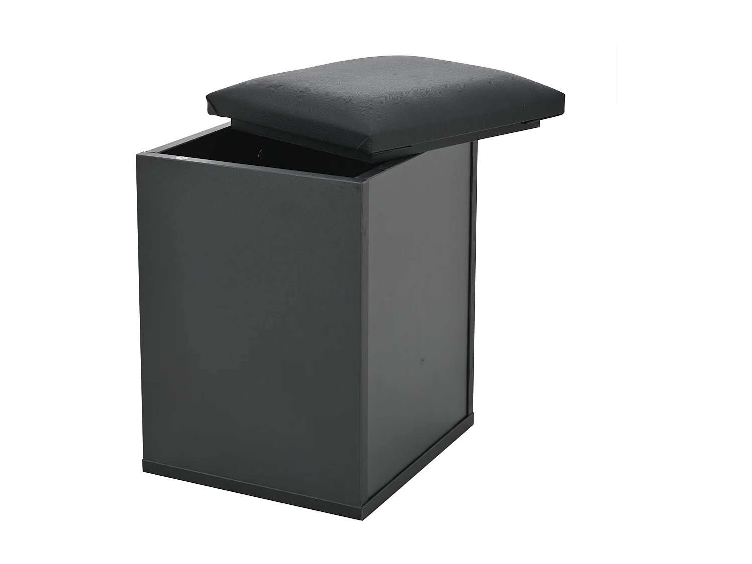 Table basse relevable Table basse LED avec 2 tiroirs et 2 tabourets - Noir