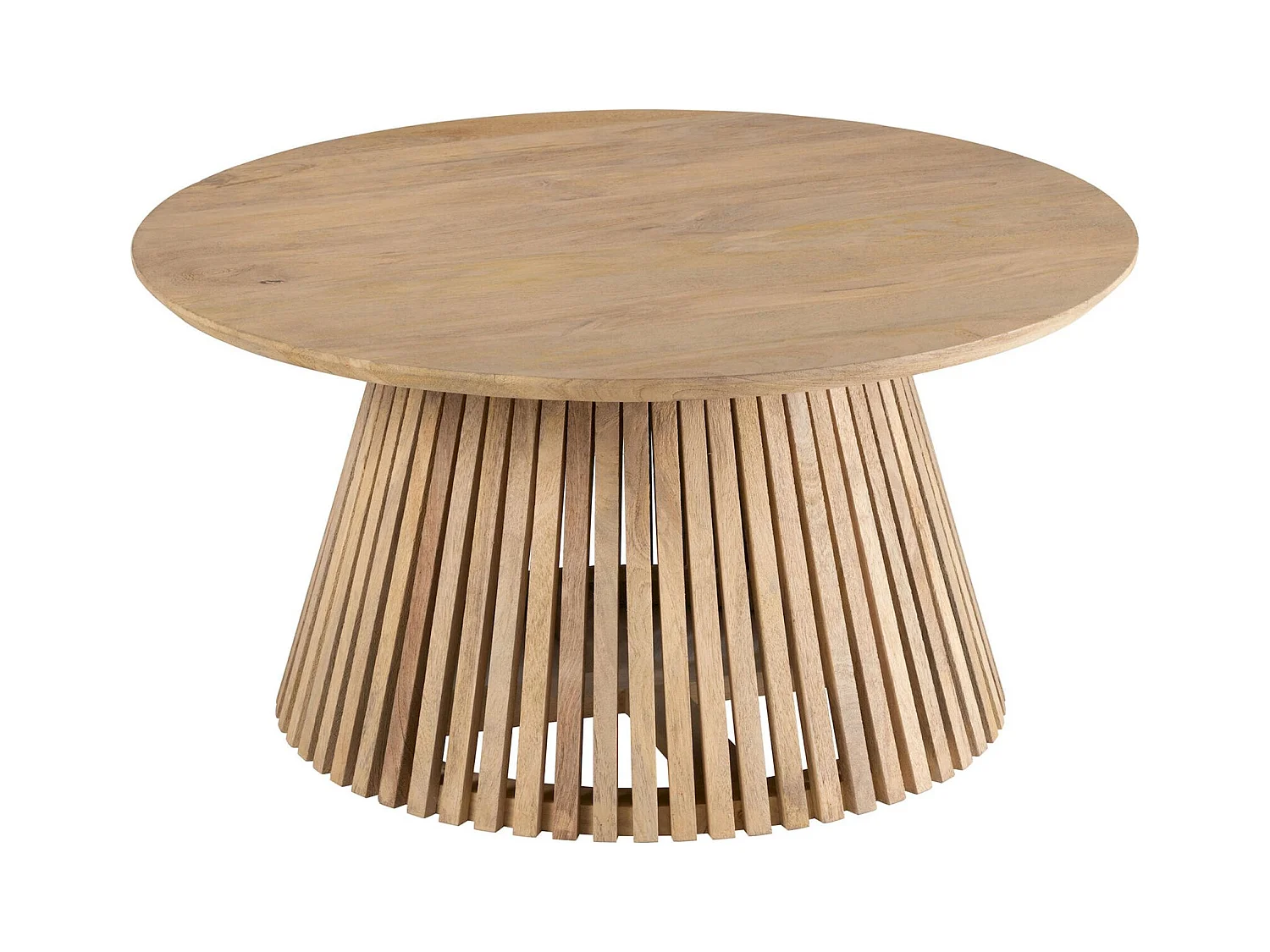 Table basse en bois naturel élégance et authenticité pour salon