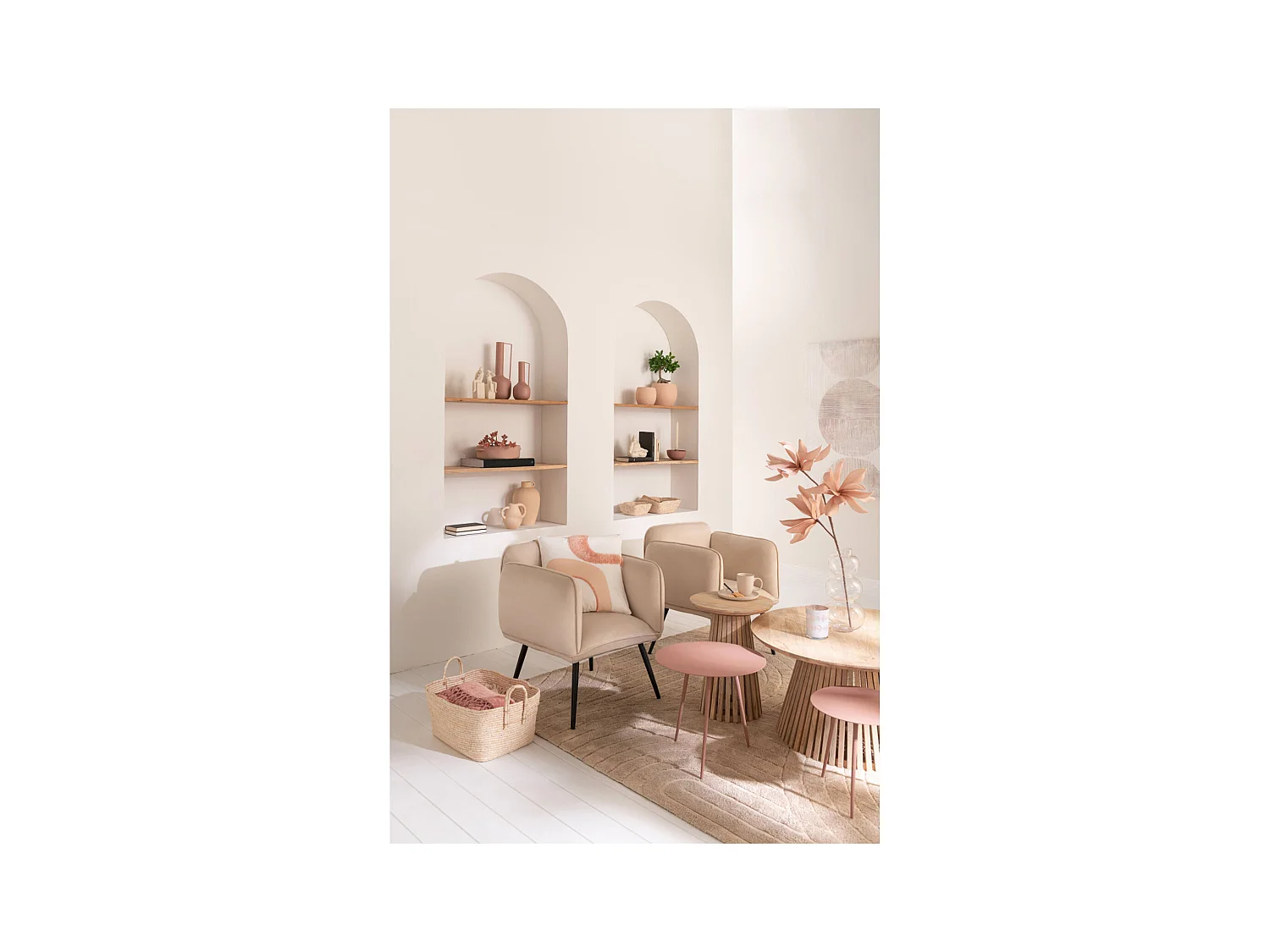 Table basse en bois naturel élégance et authenticité pour salon