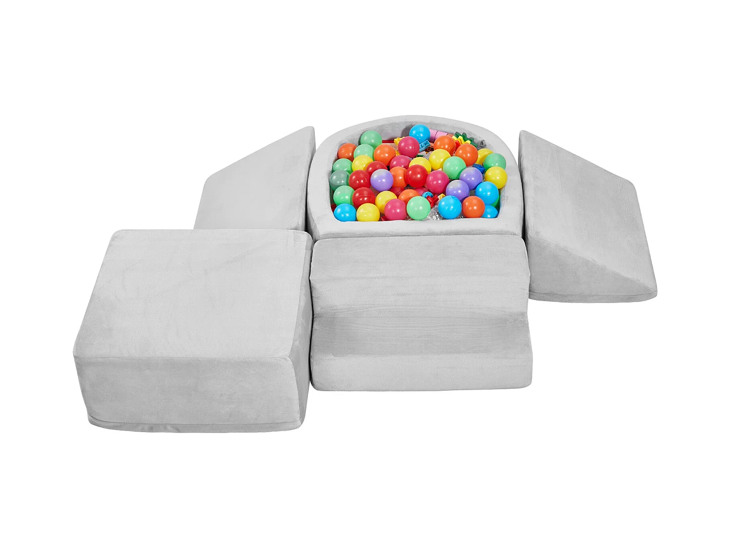 Juguete de Escalada SucceBuy, Juego de 5 Bloques de Escalada de Espuma con Piscina de Pelotas para Niños Pequeños