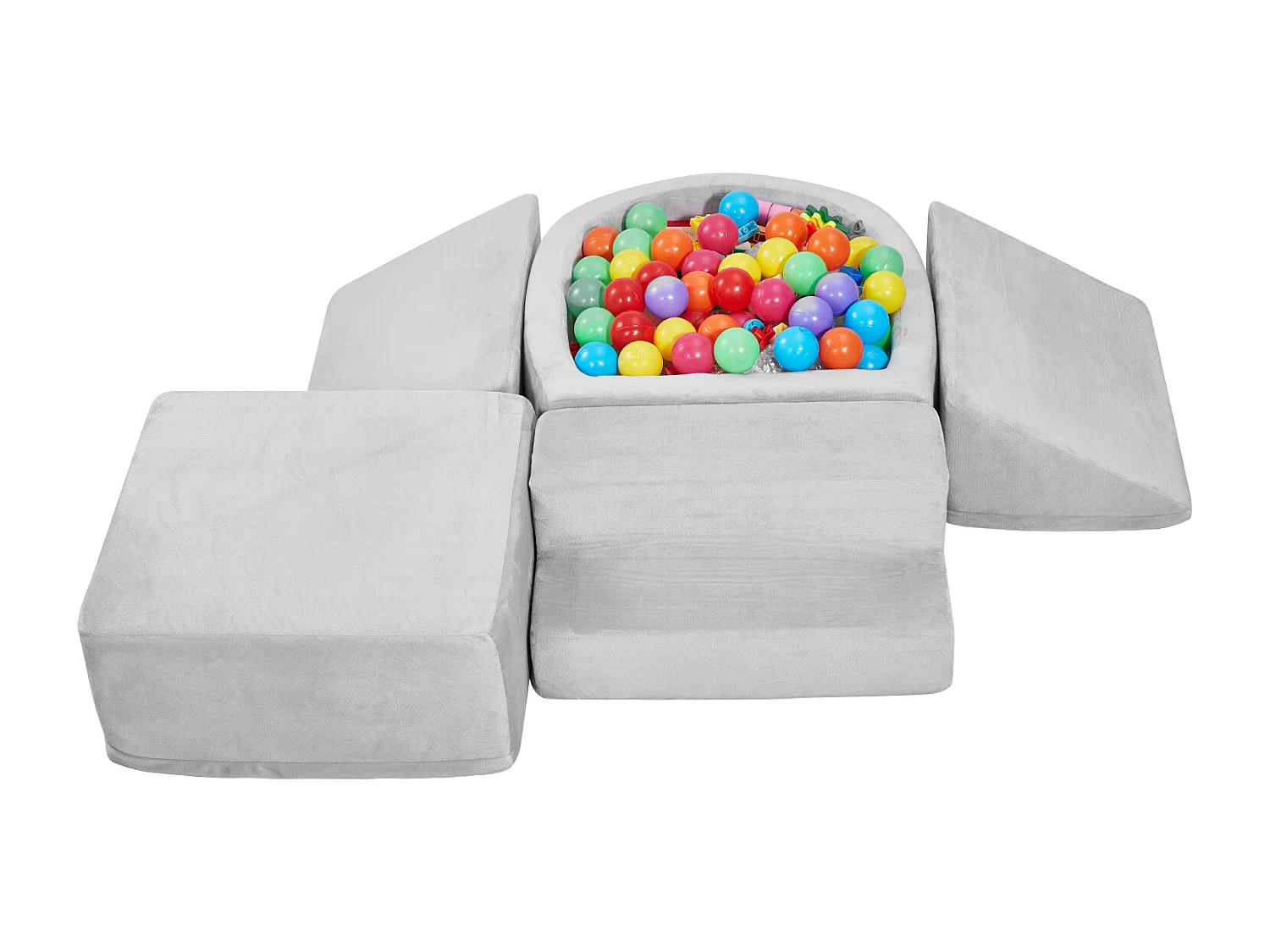 Jouet d'Escalade, SucceBuy Ensemble de 5 Blocs d'Escalade en Mousse avec Piscine à Balles pour Tout-Petits