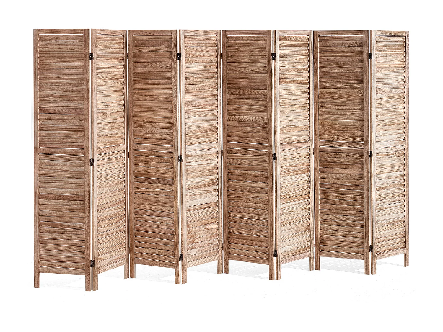 Cloison de Séparation en Bois SucceBuy 8 Panneaux pour la Maison, le Bureau et la Chambre à Coucher